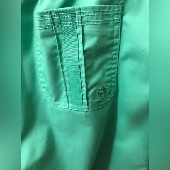 HEALING hands purple label tori womens mid rise stretch yoga scrub pants size ST - Picture 11 of 13